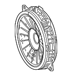 86160F6020 - Body: Front Dr Speaker for Toyota: Land Cruiser Image