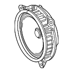 8616060700 - Body: Rear Dr Speaker for Toyota: Land Cruiser Image