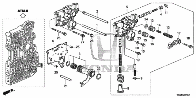 AT Regulator Body for 2012 Honda Fit #0