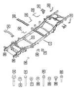 68268077AF - : Chassis Frame Assembly for Mopar Image