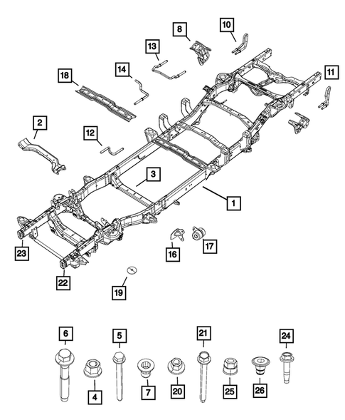 Frames for 2018 Ram 1500 | Mopar Factory Parts