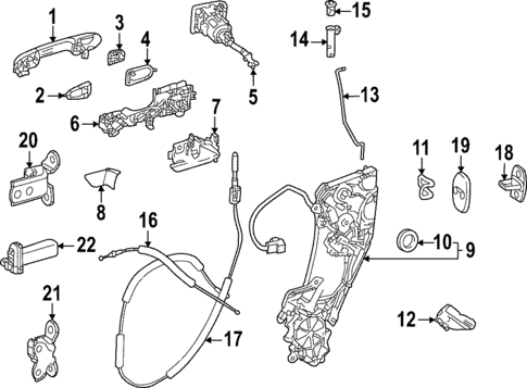 Lock & Hardware for 2025 Lexus LX700h #0