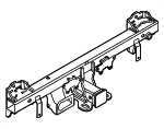 71605B50C25 - Body: Trailer Hitch for BMW Image