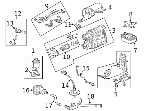 Emission Components for 2011 Honda Insight #0