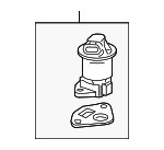 18011RBJ000 - Emission System: Egr Valve for Honda: Civic, Fit, Insight Image