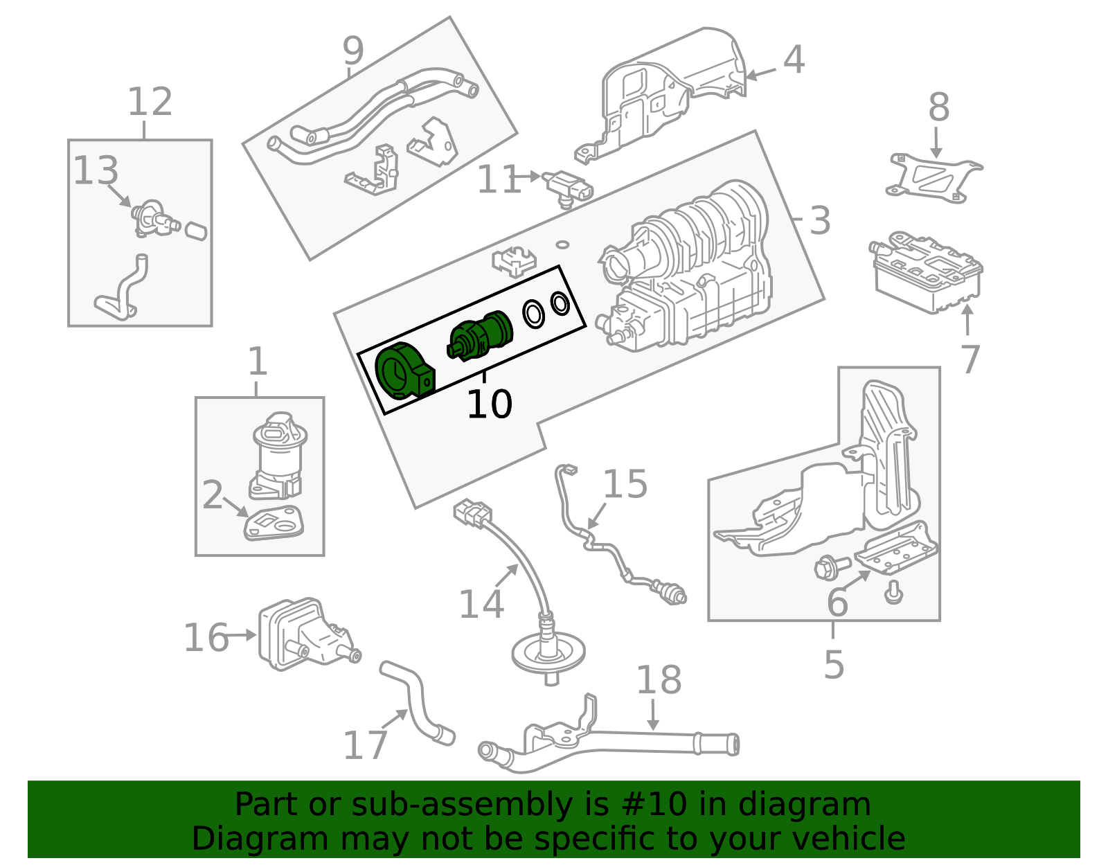 2010-2016 Honda Vapor Canister Purge Solenoid 17311-TM8-L01 | OEM Parts ...