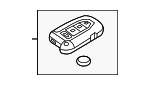 954401M211 - : Keyless Entry Transmitter for Kia: Forte, Forte Koup Image