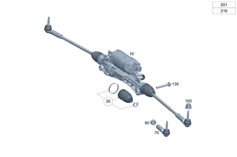 Rear Axle Steering for 2025 Mercedes-Benz EQE 500 SUV #0