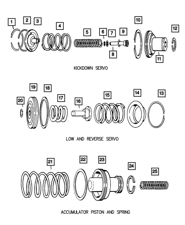 3743010 - Automatic Transmission 4 Speed: Piston Accumulator Seal for Mopar Image