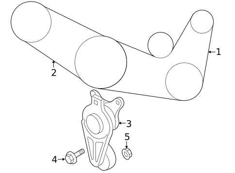 Belts & Pulleys for 2017 Mazda CX-9 #0