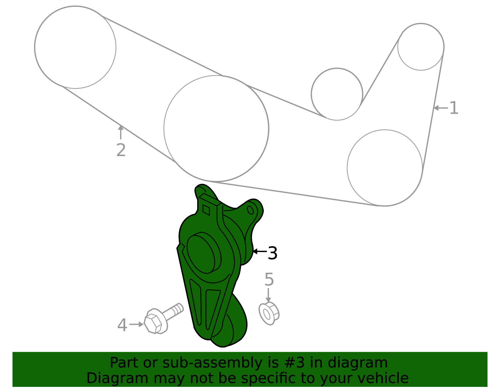 PE03-15-980C - Belt Tensioner - 2012-2025 Mazda | Mazda Swag