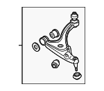 F15134300B - Suspension: Lower Control Arm for Mazda Image