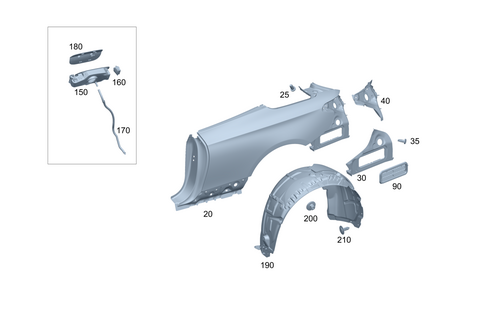Rear Fender for 2026 Mercedes-Benz CLE300 #0