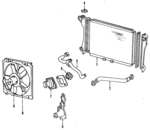 5010898AB - Cooling System: Water Pump for Chrysler: Grand Voyager, Imperial, New Yorker, Town &amp; Country, Voyager | Dodge: Caravan, Dynasty, Grand Caravan Image