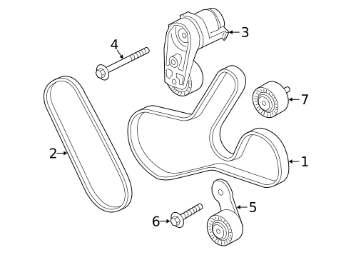 Belts & Pulleys for 2019 BMW M2 #0