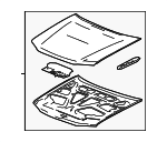 88944095 - Body: Hood for Chevrolet: Colorado | GMC: Canyon Image