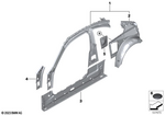 41009463025 - : Wheel Arch Outer Rear Left for BMW Image