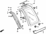 90105SB6000 - Body/Air Conditioning: SCREW, TAPPING (5X12) for Honda Image
