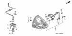 9390124320 - Electrical/Exhaust/Heater/Fuel: SCREW, TAPPING (4X12) for Honda Image image