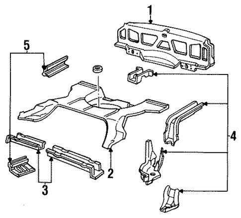 Rear Body for 1993 Cadillac Allante #0