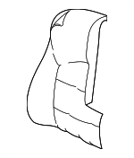 GNC4314FCAGD - Body: Seat Back Cover for Jaguar Image