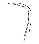 GNC4604DAAGD - Body: Trim Molding for Jaguar Image