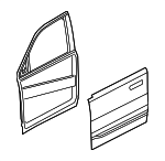 68292434AP - Body: Door Shell for Ram: 1500 Image