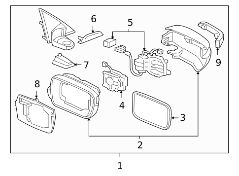 Mirrors for 2006 Acura RL #0