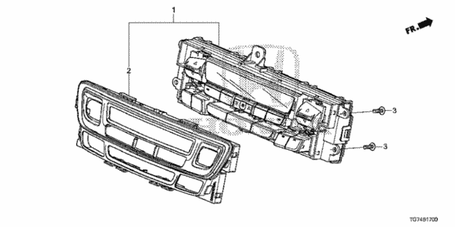 A/C Air Conditioner Control (FR.) for 2019 Honda Pilot #0