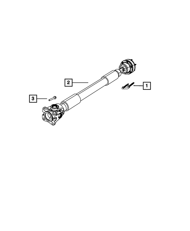 « 6508921AA – Front Axle; Dana 186 MM; Differential and Drive Line : Verrou De Tête Collerette Hexagonale Boulon, Montage pour Mopar Image »