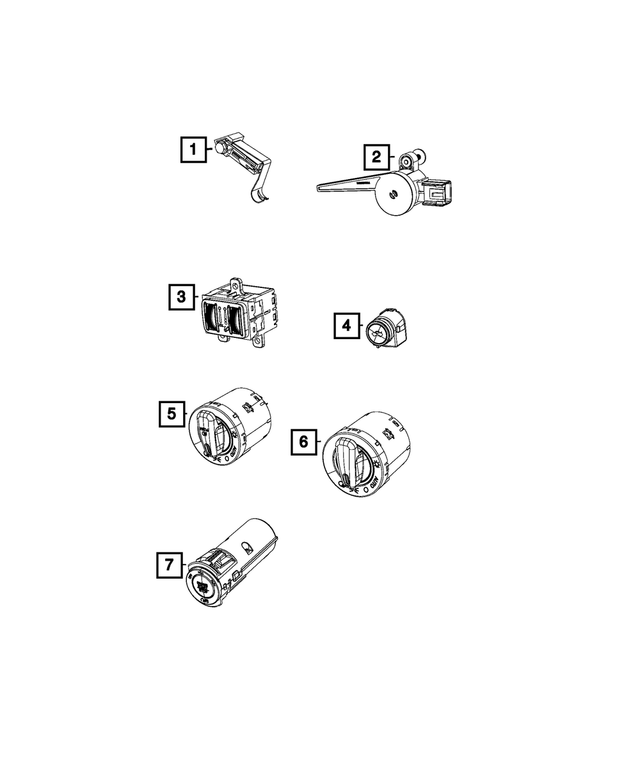 5189366AB - Electrical: Parking Brake Switch for Mopar Image
