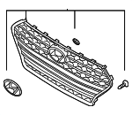 86350J0010 - : Grille for Hyundai: Accent Image