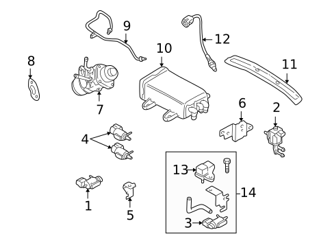 EGR System for 2000 Mazda 626 #0