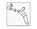 6M145673CT - Cooling System: Pressure Pipe for Audi Image image