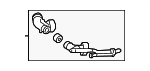 6M129041F - Cooling System: Intake Pipe for Audi Image