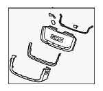 19121110 - Body: Grille Assembly for GM Image