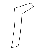 22696788 - Body: Exterior Panel Rear Seal for Saturn: Vue Image