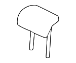 82940T95A01ZA - Body: Headrest, Center for Honda Image