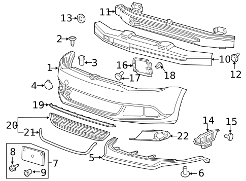 Bumper & Components - Front for 2012 Volkswagen Jetta #0