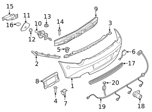 Bumper & Components - Rear for 2007 BMW Z4 #0
