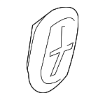 72612SFA000 - Body: Lock Cover Cap for Honda: Accord, Accord Crosstour, Crosstour, Insight Image