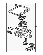 23196999 - : Overhead Console for Cadillac: XTS Image