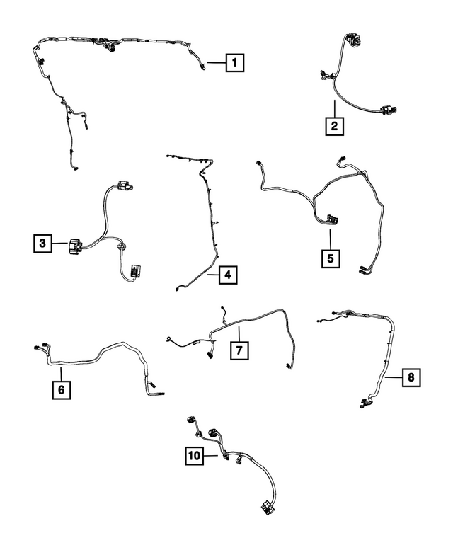 68702900AB - Electrical: Jumper Wiring for Mopar Image