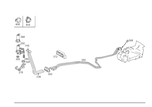 2208323194 - : Hose for Mercedes-Benz Image