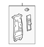 6241007030B0 - : Upper Center Pillar Trim for Toyota: Avalon Image