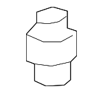 9781222301 - HVAC: Discharge Hose Valve for Kia: Forte, K900, Niro, Optima, Rio, Sedona, Sorento, Sportage, Stinger, Telluride Image