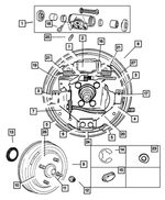 4238730 - Service Brakes: Brake Shoe Return Spring for Mopar Image