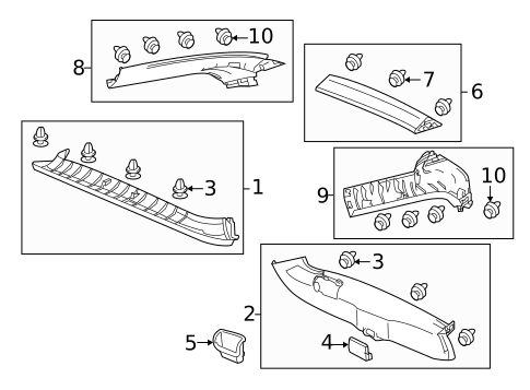 Interior Trim for 2016 Honda CR-Z #0