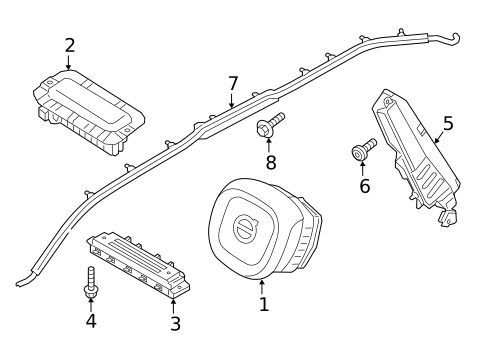 Air Bag Components for 2025 Volvo S60 #0