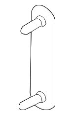 12790862 - Body: Stud Plate for Saab: 9-3, 9-3X Image